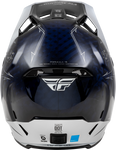 Fly Racing Formula S Carbon Legacy Helmet - Blue Carbon/Silver