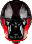 Fly Racing Formula S Carbon Legacy Helmet - Red Carbon/Black