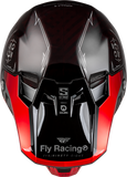 Fly Racing Formula S Carbon Legacy Helmet - Red Carbon/Black