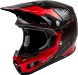 Fly Racing Formula S Carbon Legacy Helmet - Red Carbon/Black