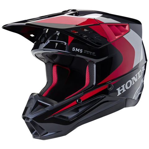 Alpinestars Supertech M5 Honda Helmet - Black/Red