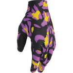 Thor Sportmode Cheetah Gloves - Yellow/Purple