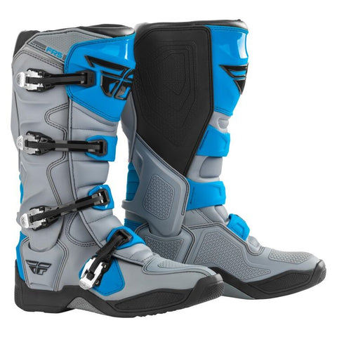 Fly Racing FR5 Boots - Grey/Blue
