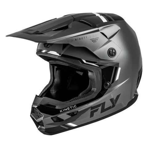 Fly Racing Kinetic Verdict Helmet - Grey/Black/White