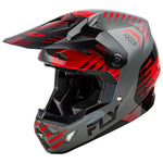 Fly Racing Formula CP Slice Helmet - Grey/Red/Black