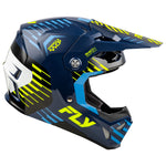 Fly Racing Formula CP Slice Helmet - Navy/Hi-Vis/White