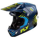 Fly Racing Formula CP Slice Helmet - Navy/Hi-Vis/White
