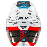 Fly Racing Formula CP Slice Helmet - White/Red/Cyan
