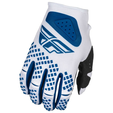 Fly Racing Kinetic Center Gloves - White/Navy