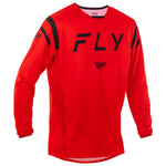 Fly Racing Kinetic Center Jersey - Red/Black