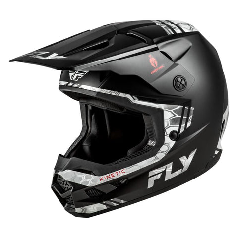 Fly Racing Kinetic Verdict Kryptek Helmet - Black/Grey
