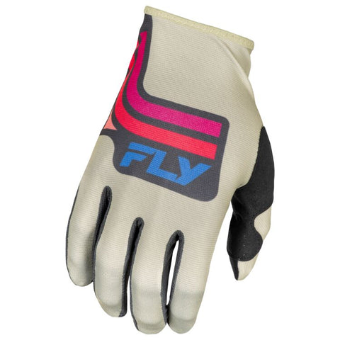 Fly Racing Lite SE Vice Gloves - Grey/Pink/Coral