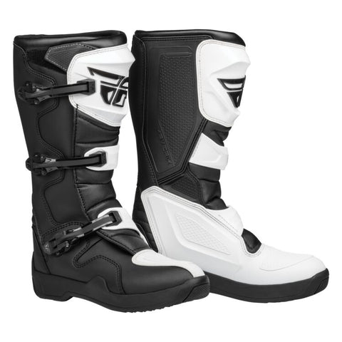 Fly Racing Maverik LT Boots - White/Black